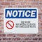 Signmission No Gum No Metal Cleats No Shelled Nuts, 14 in W x Rectangle, Plastic OS-2PACK-NS-P-1014-L-14638 - alternate 3